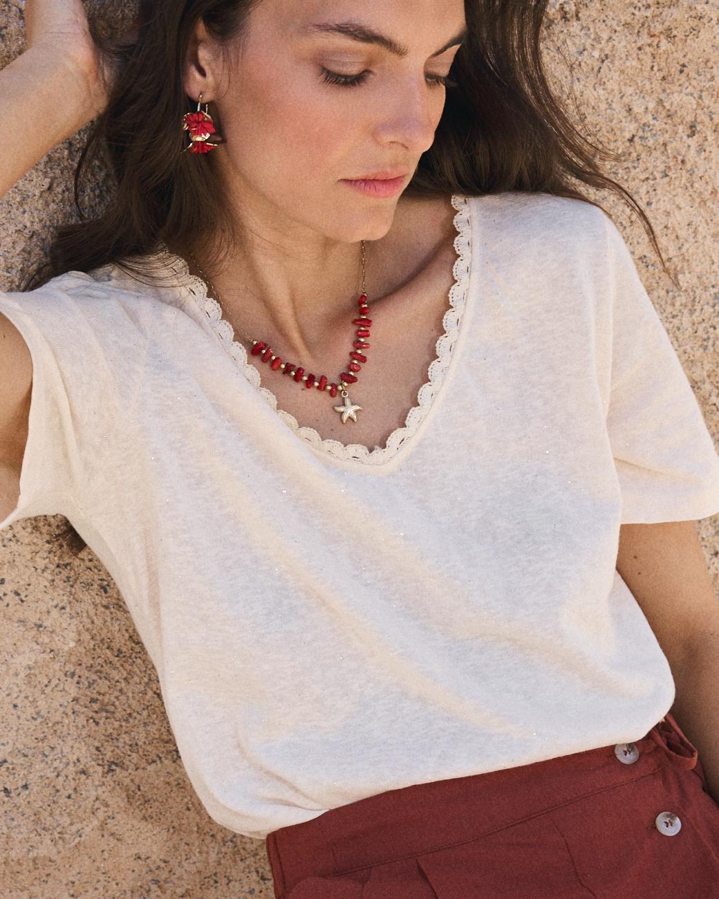 Mila Crochet T-Shirt