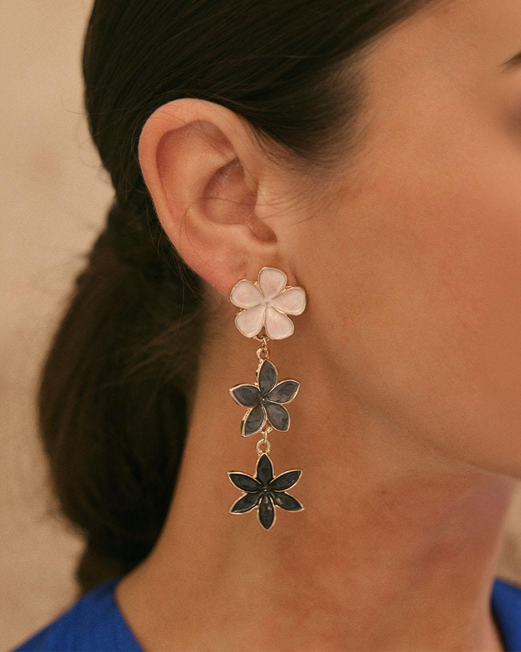 Pendientes Flores Lorena