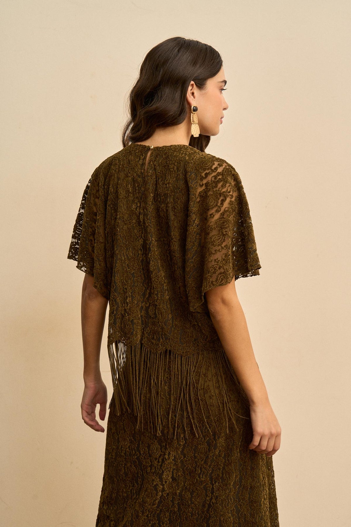 Astrée Fringe Lace Top