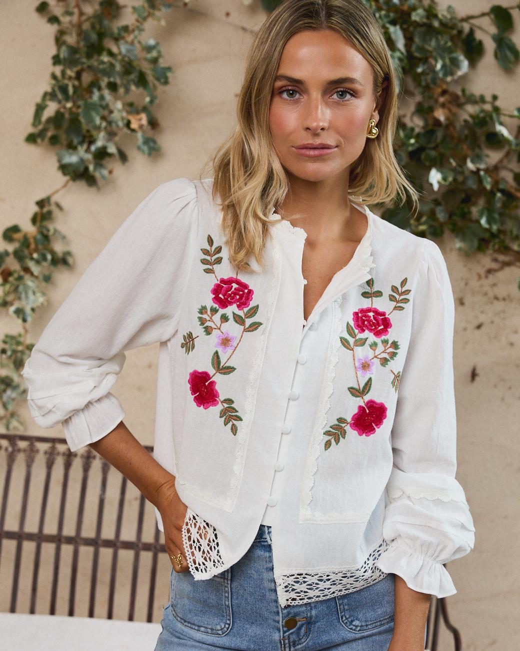 Miriam Eyelet Blouse