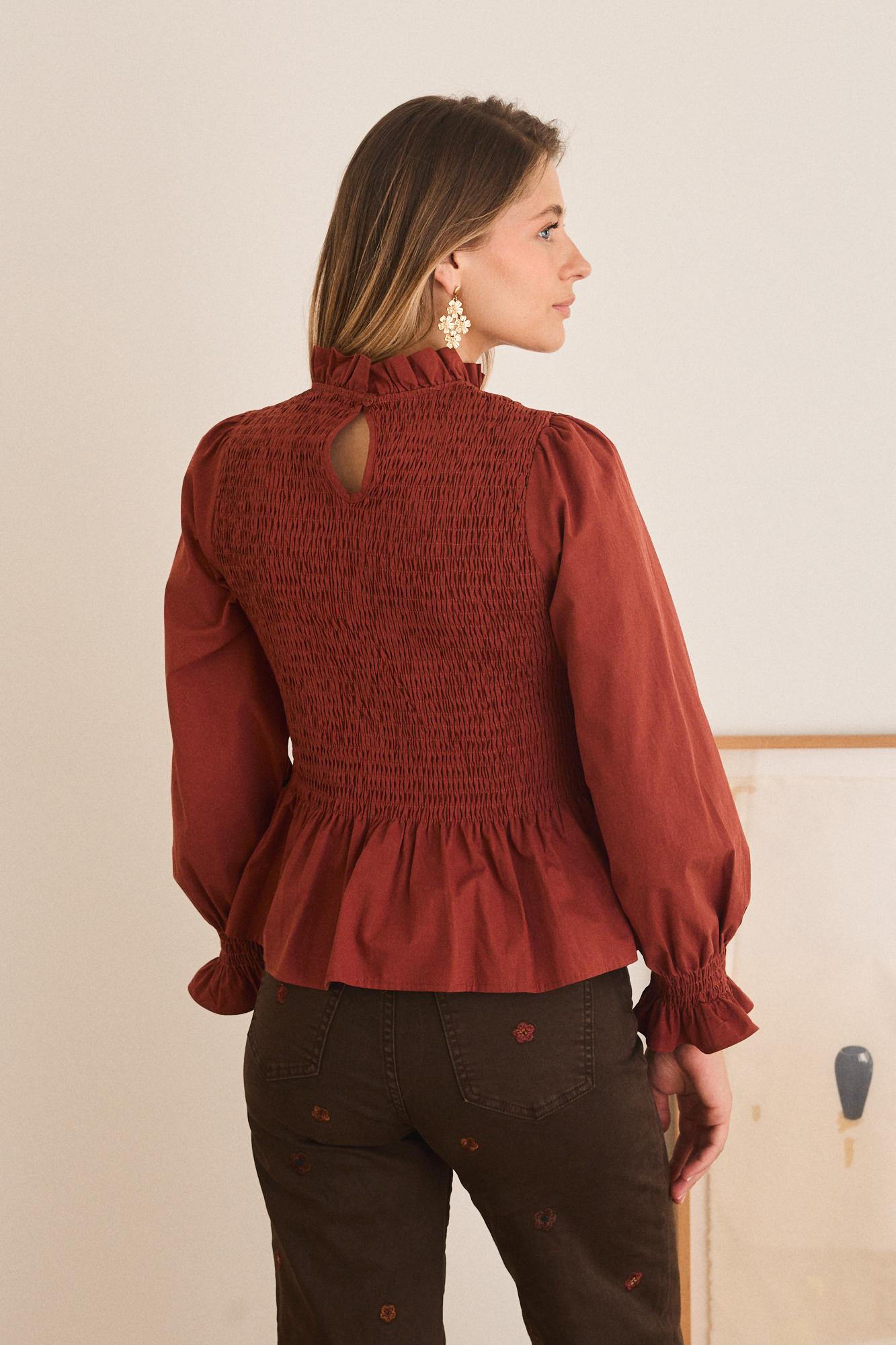 Blusa Nido Abeja Rufina