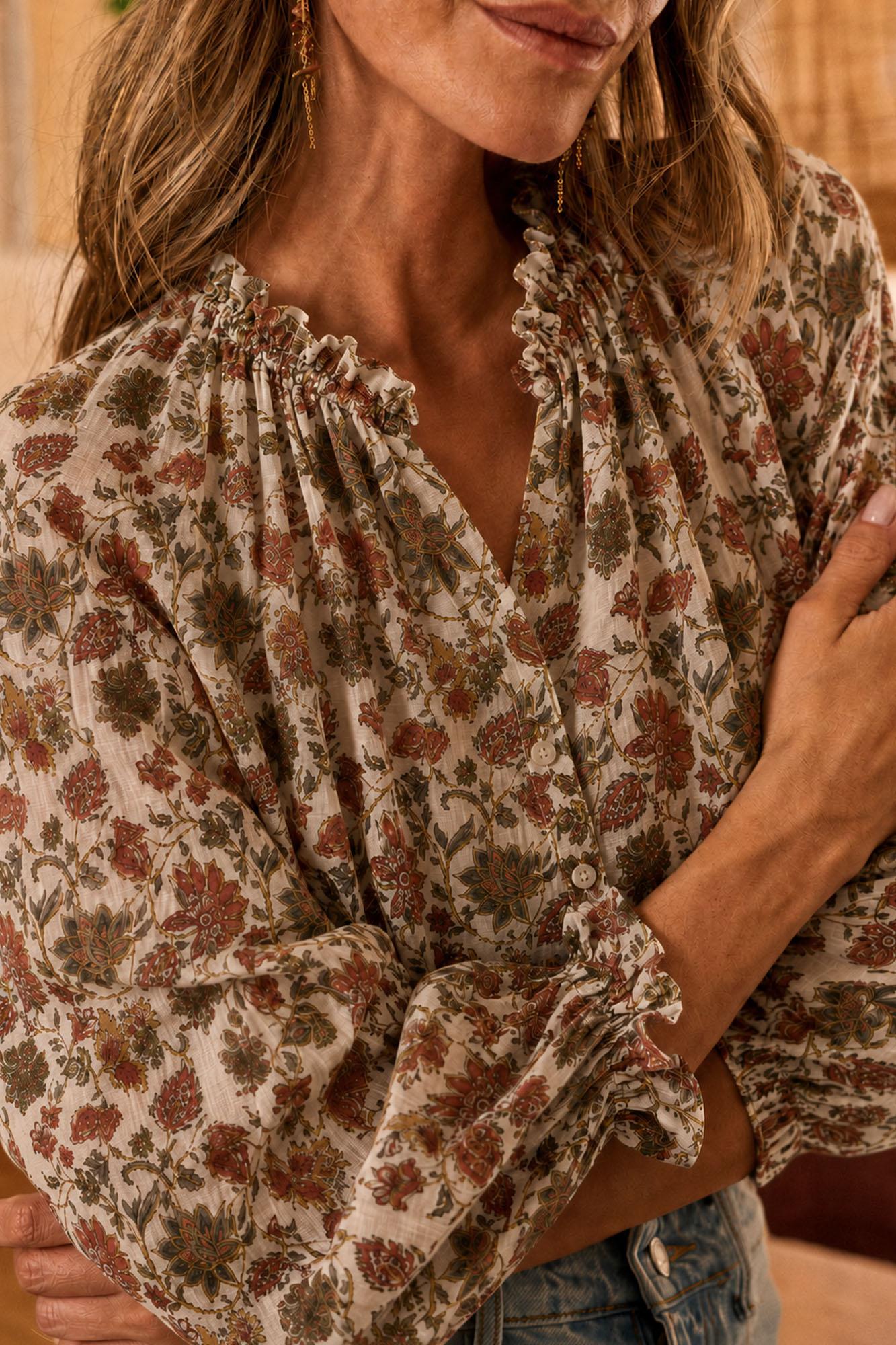 Camisa Flores Odalia