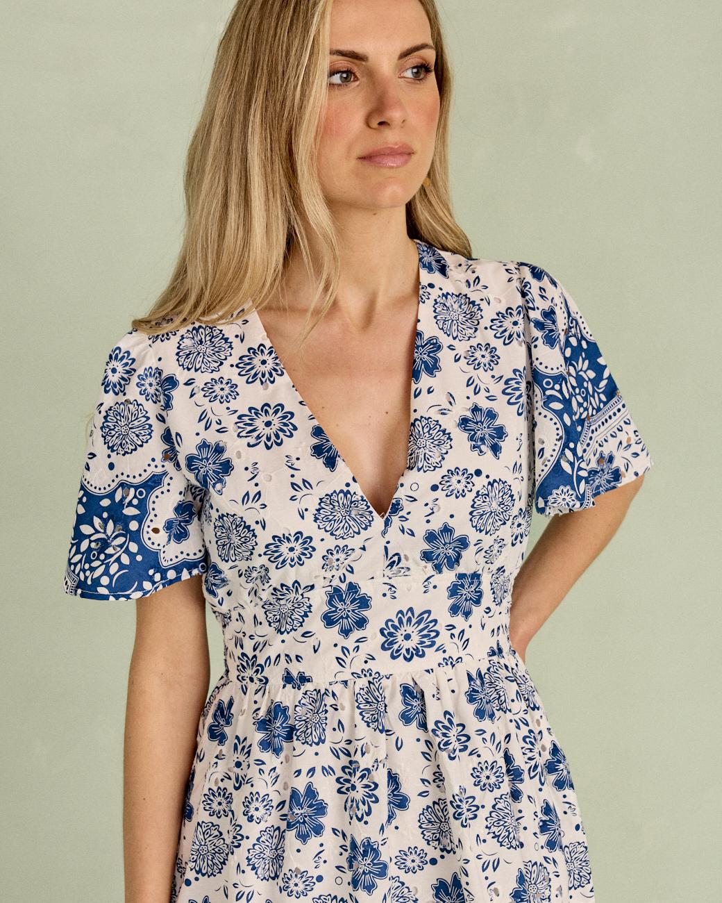 Milia Short Flowers Dress