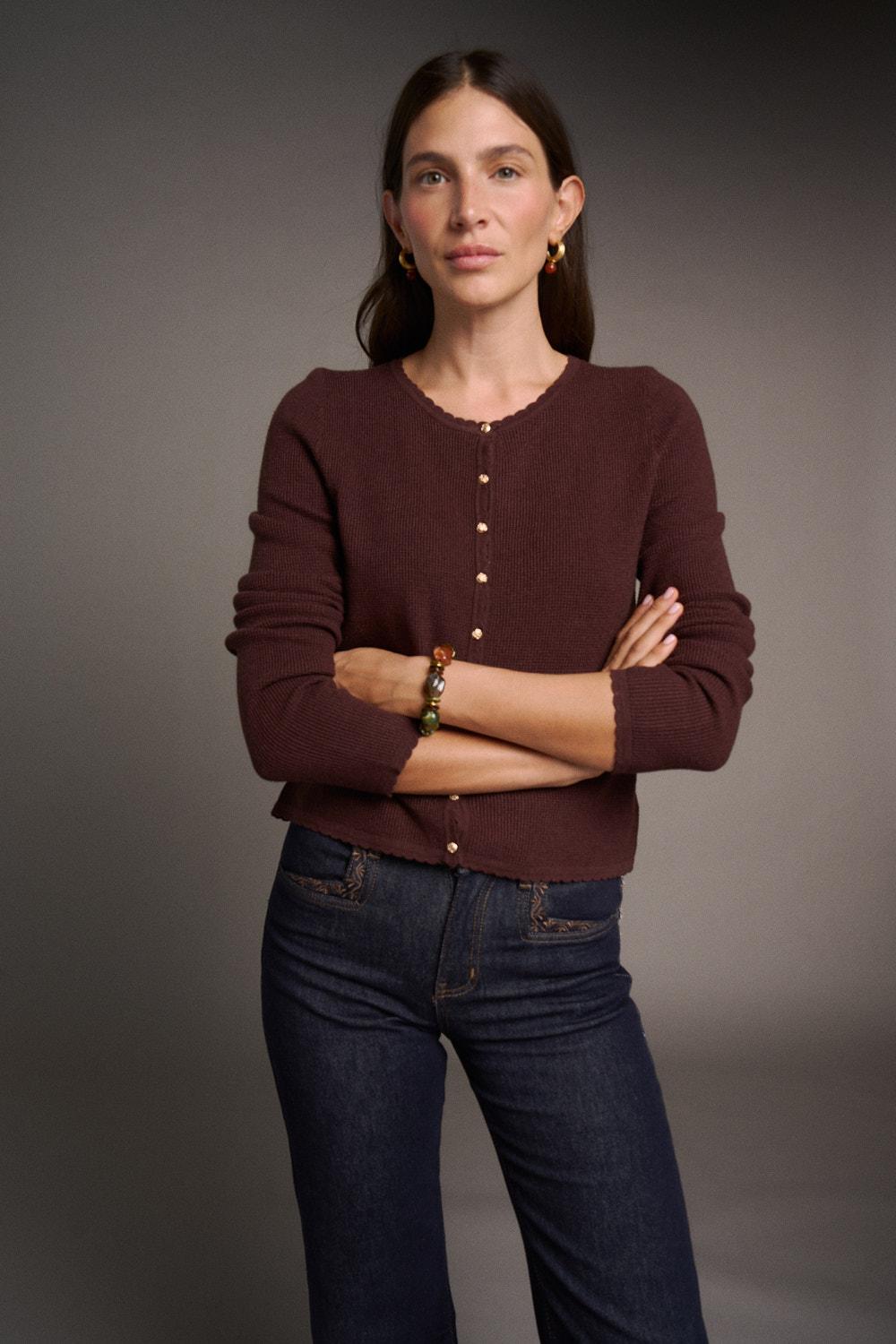 Cléo Button Cardigan