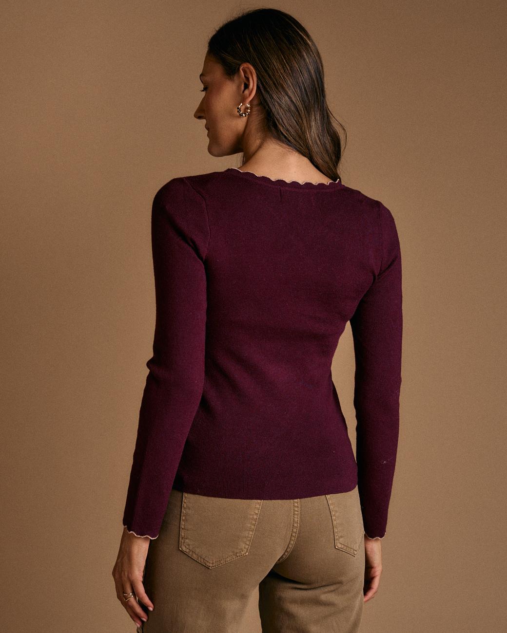Bugan Lurex Knit Sweater