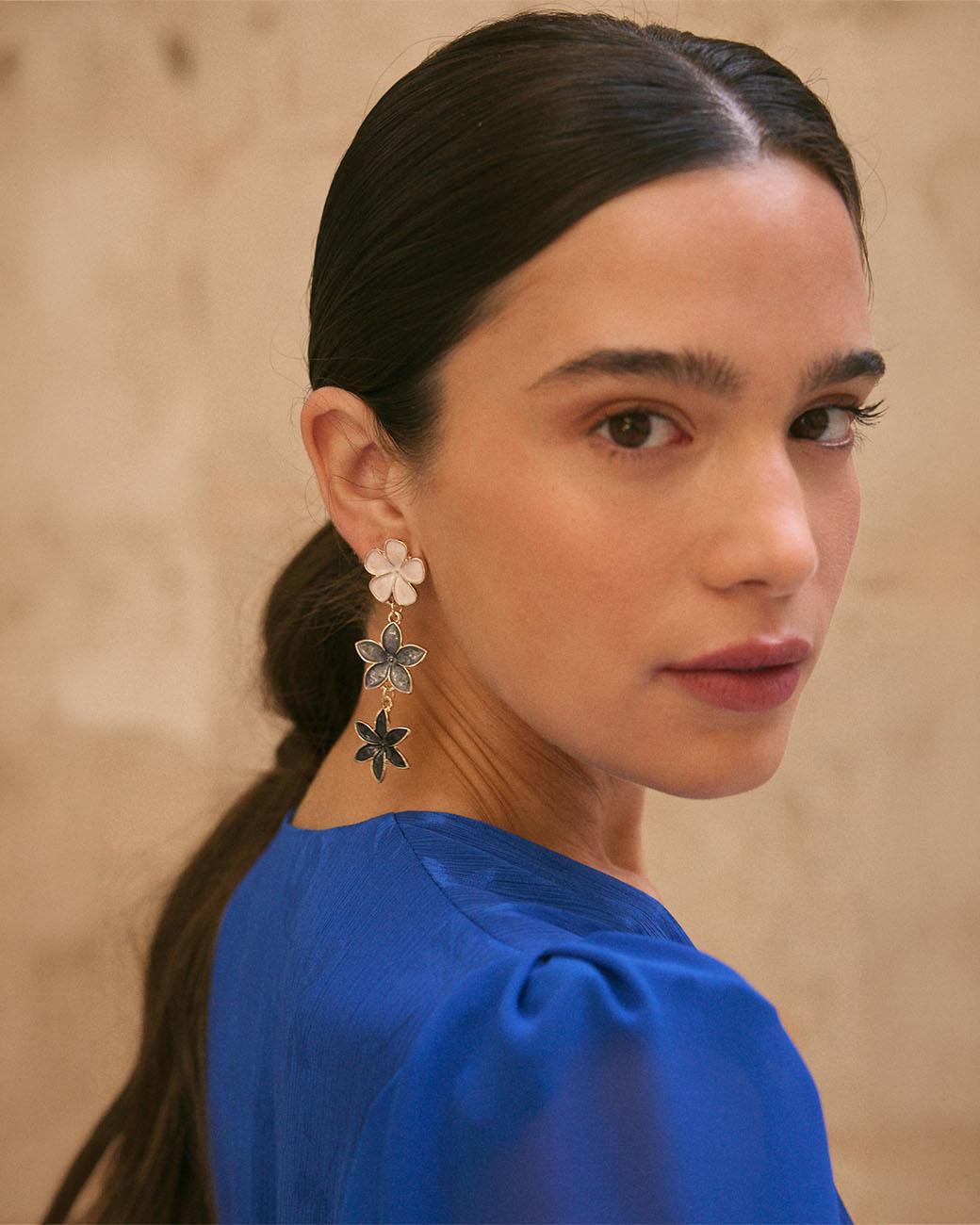 Pendientes Flores Lorena