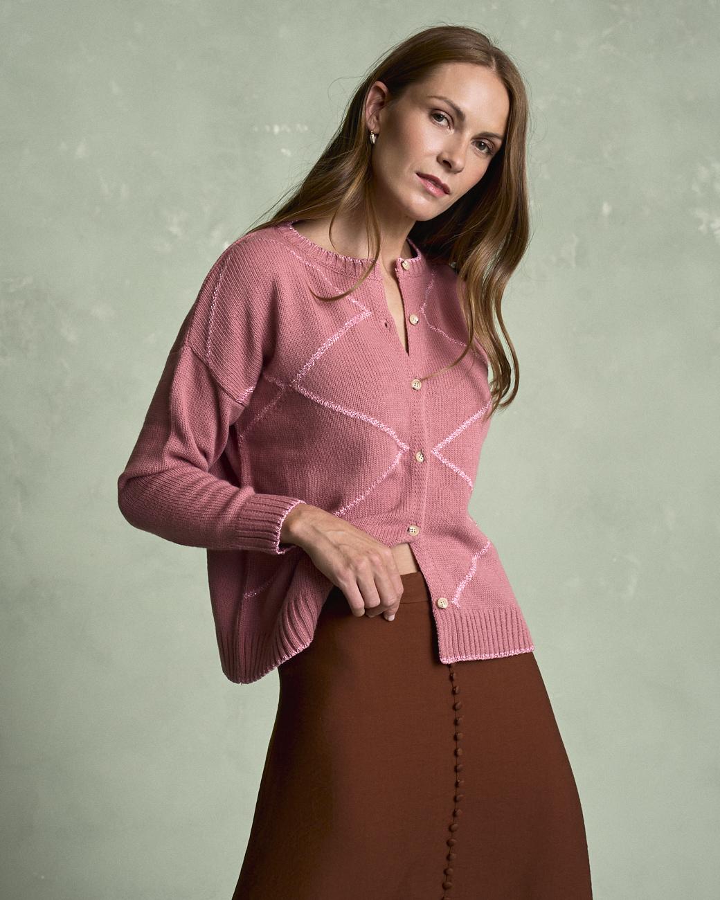 Taya Pink Cardigan