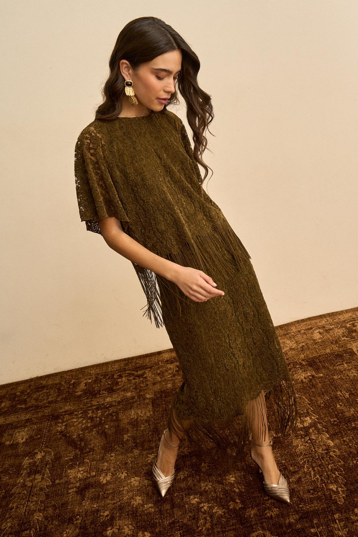 Astrée Fringe Lace Top