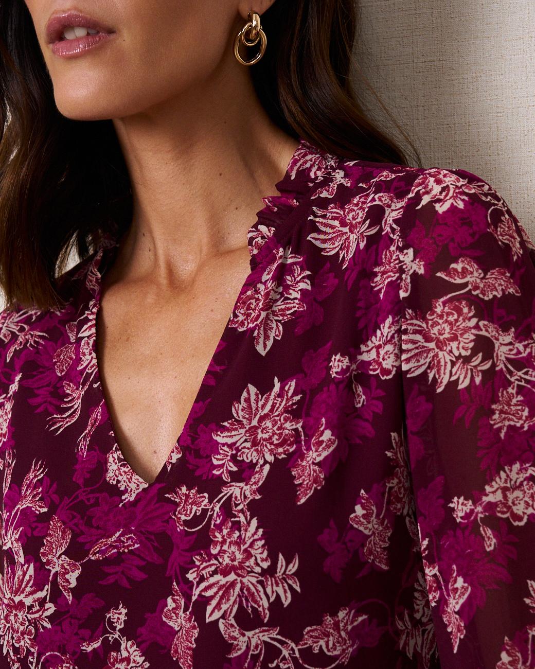 Neli Printed Blouse