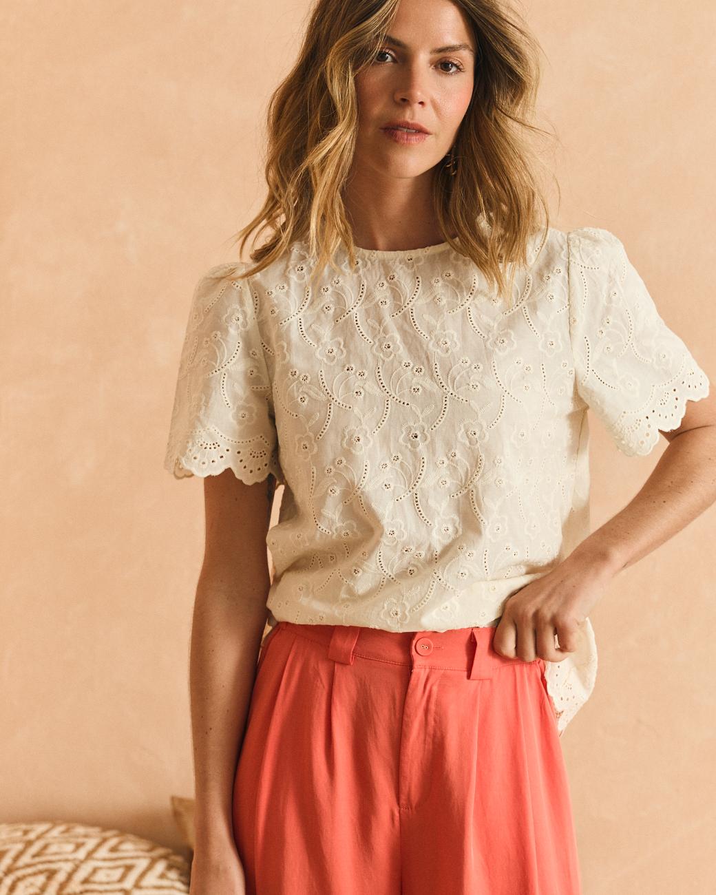 Flavia Raw Blouse