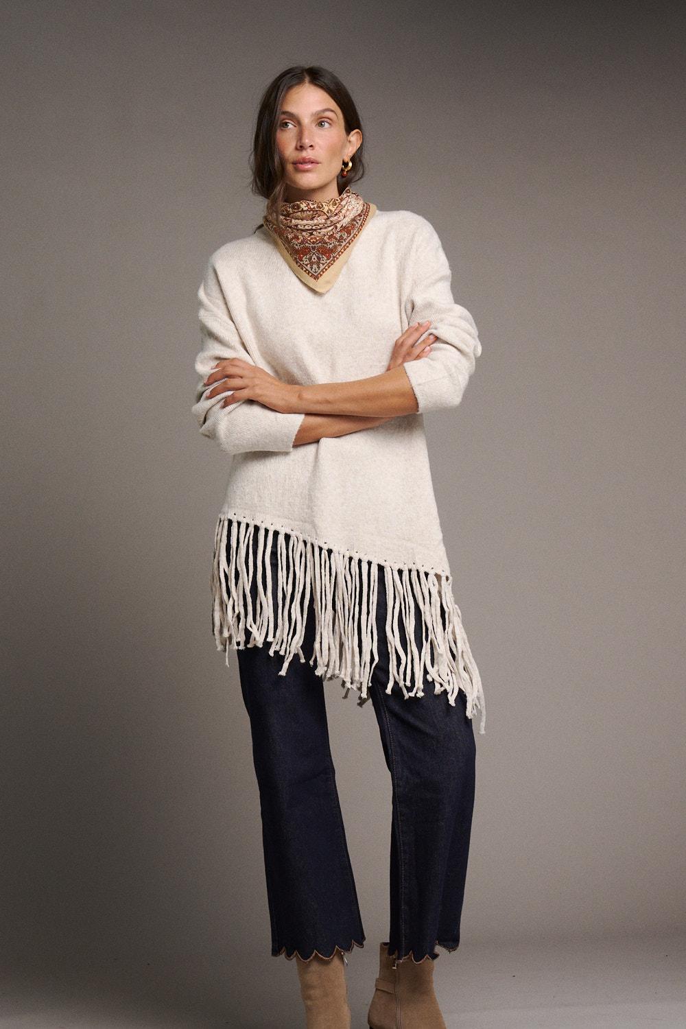 Long Fringe Sweater Marlen