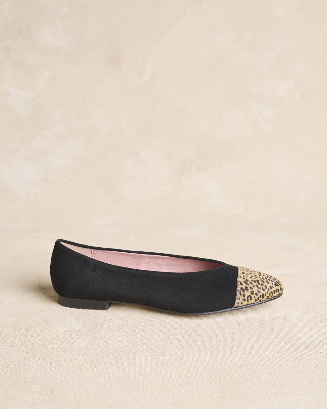 Animal Print Pointed Ballerinas
