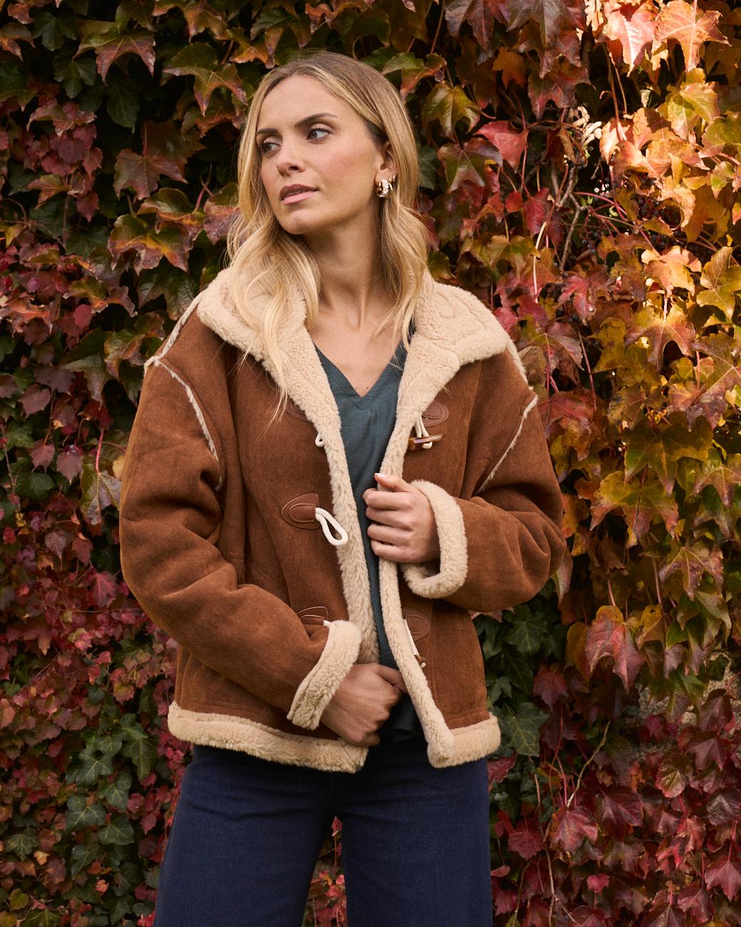Laura Shearling Coat