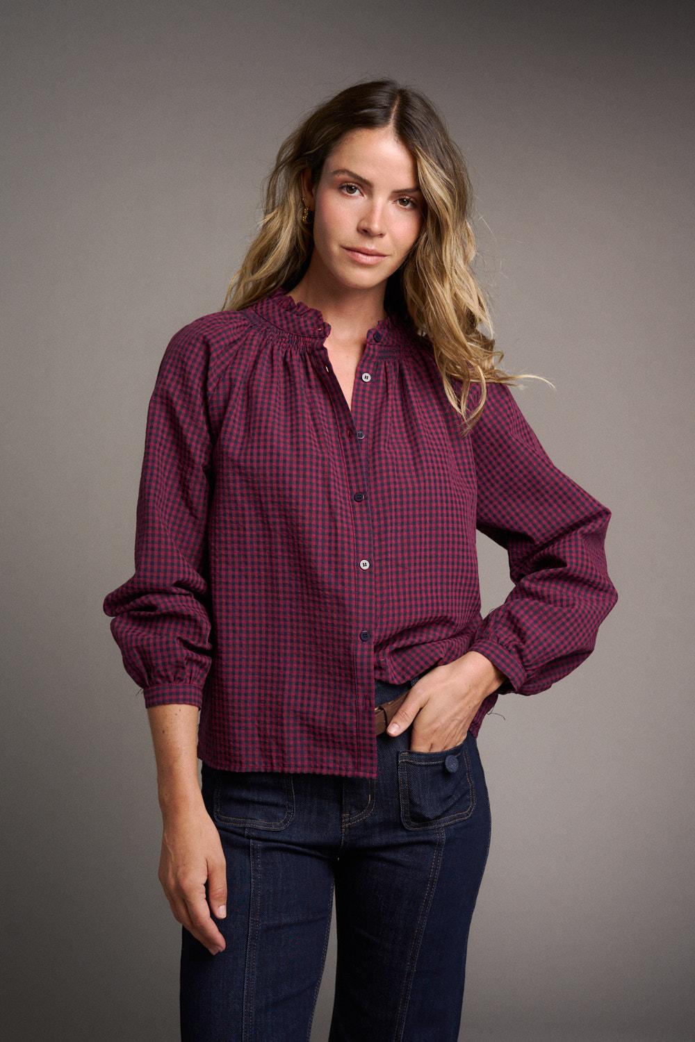 Colette Gingham Blouse
