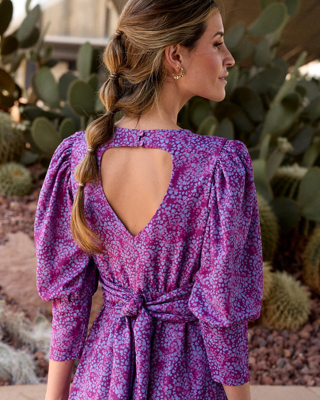 Lina Print Dress