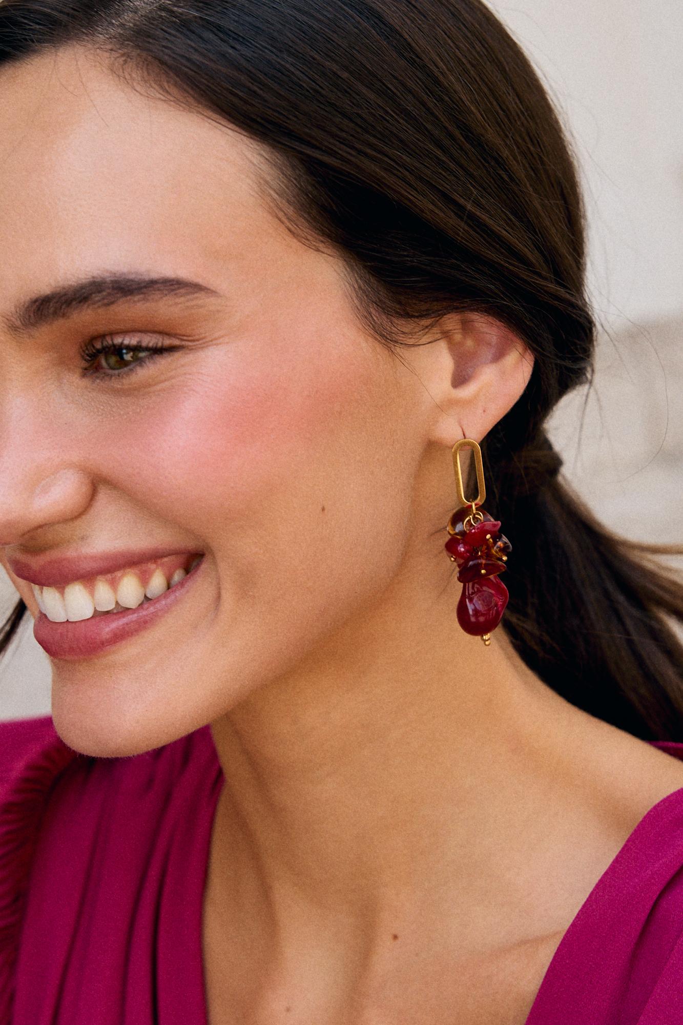 Pendientes Piedras Gaya