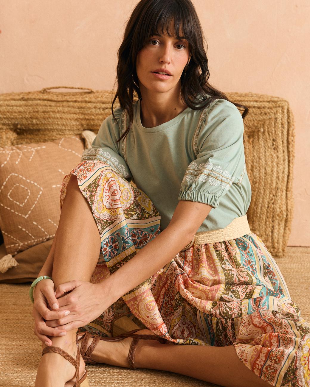 Carlota Embroidered T-Shirt