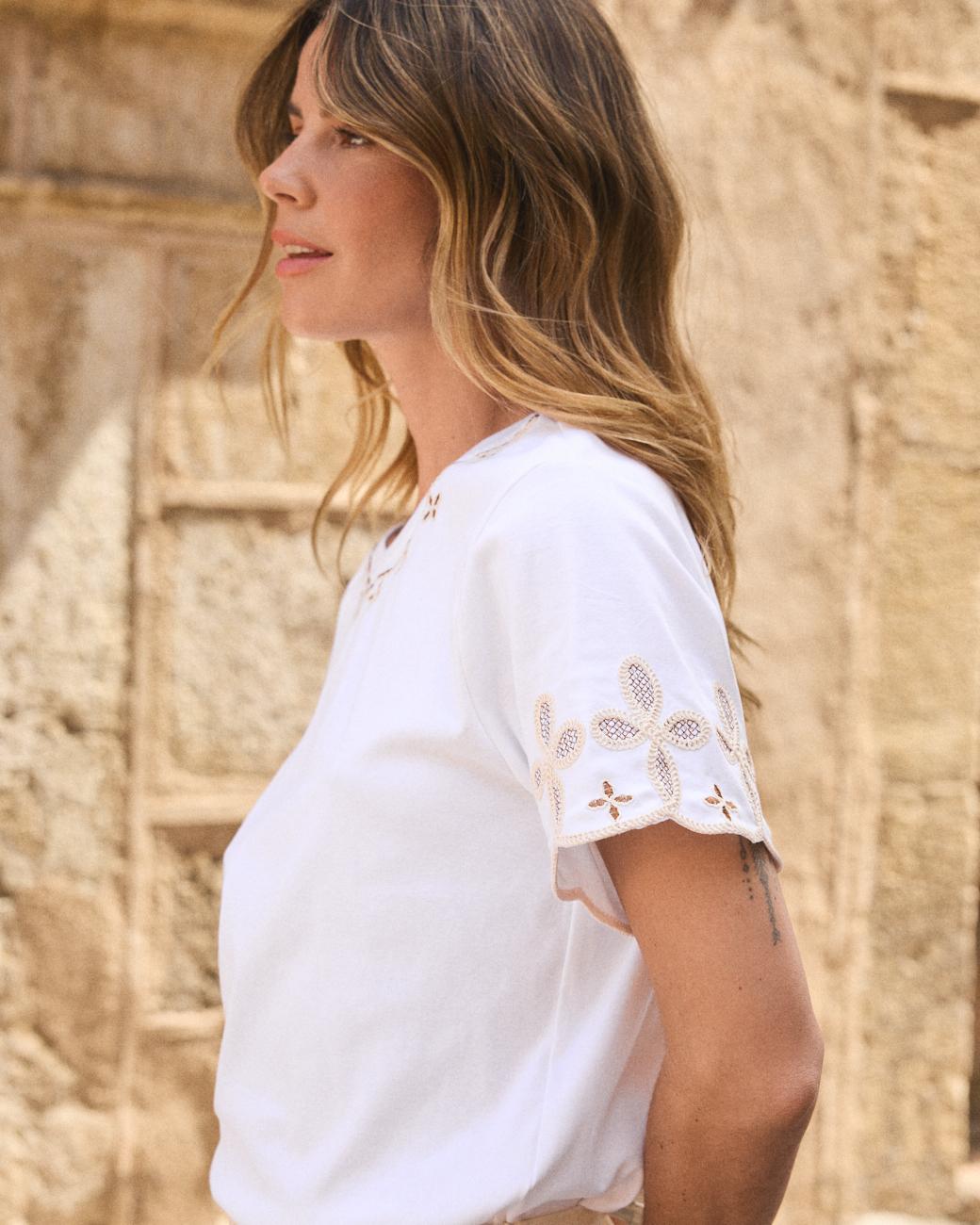 Violette Embroidered T-Shirt
