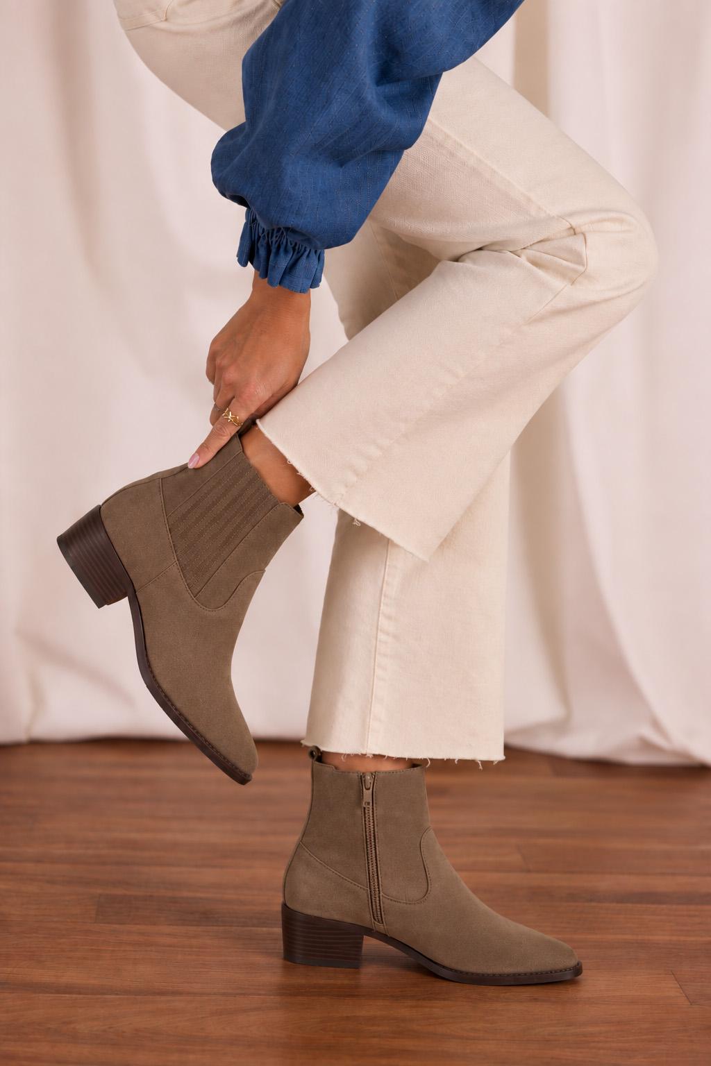 Leather Ankle Boot Georgina