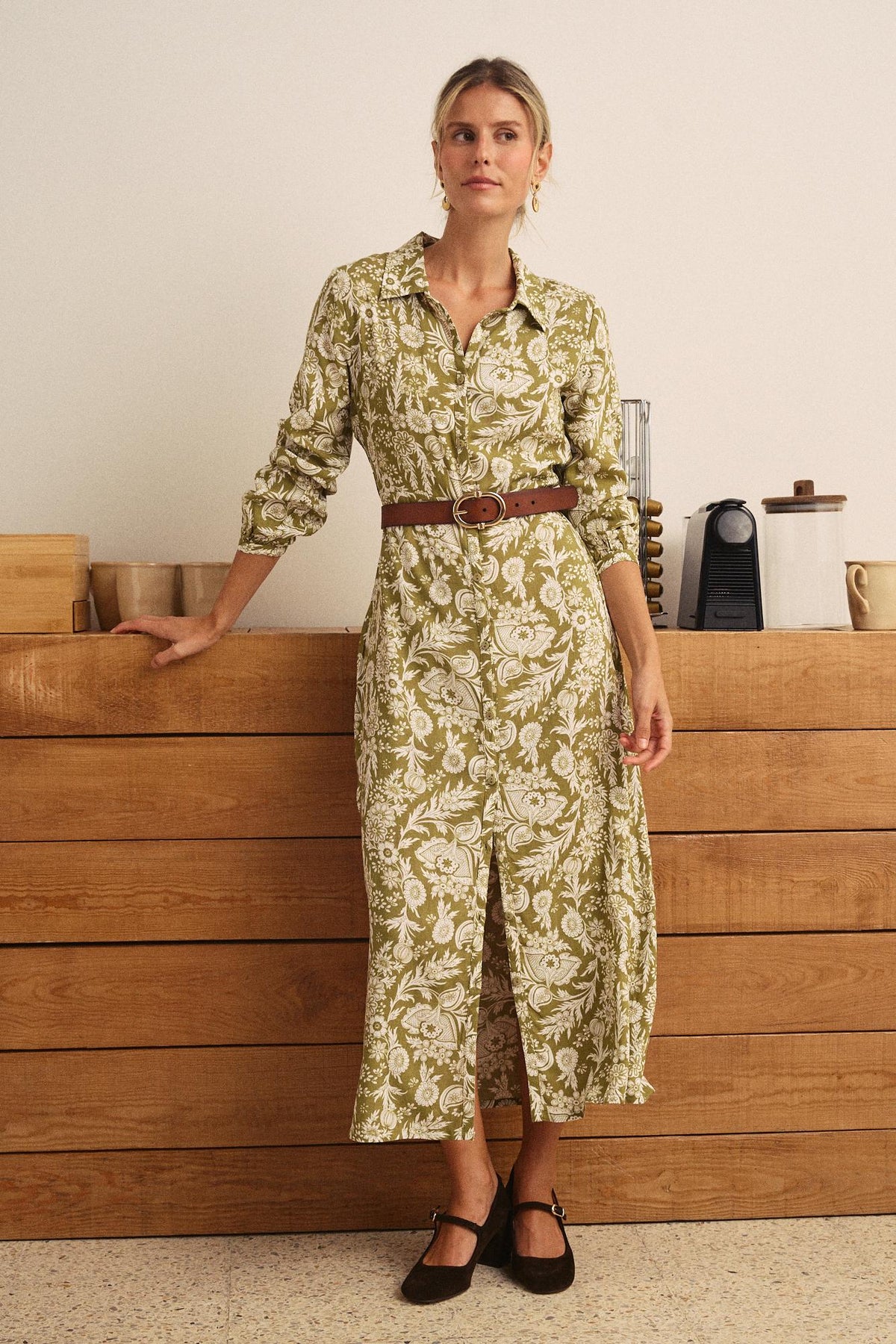 Olive Midi Dress