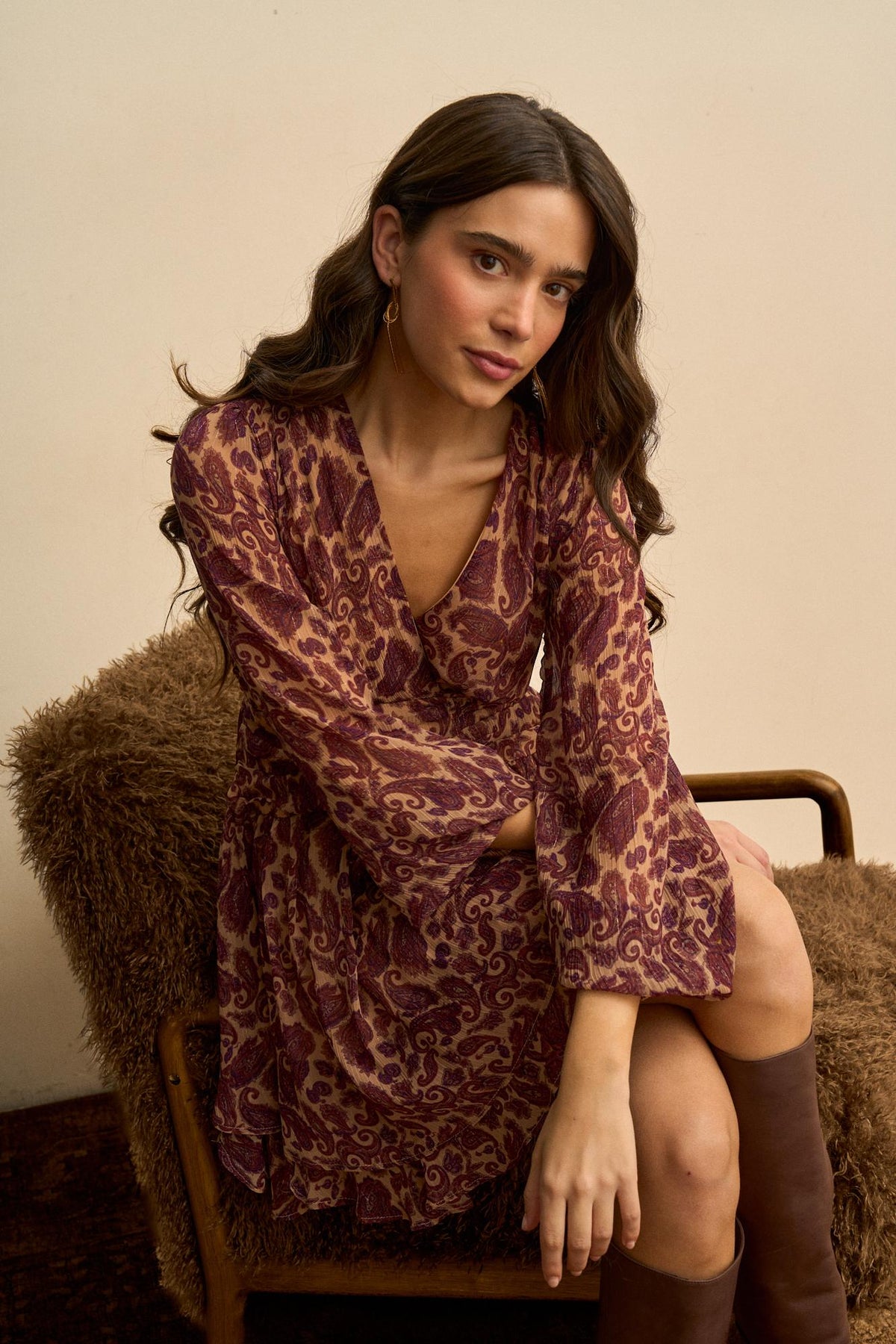 Isaline Short Print Dress