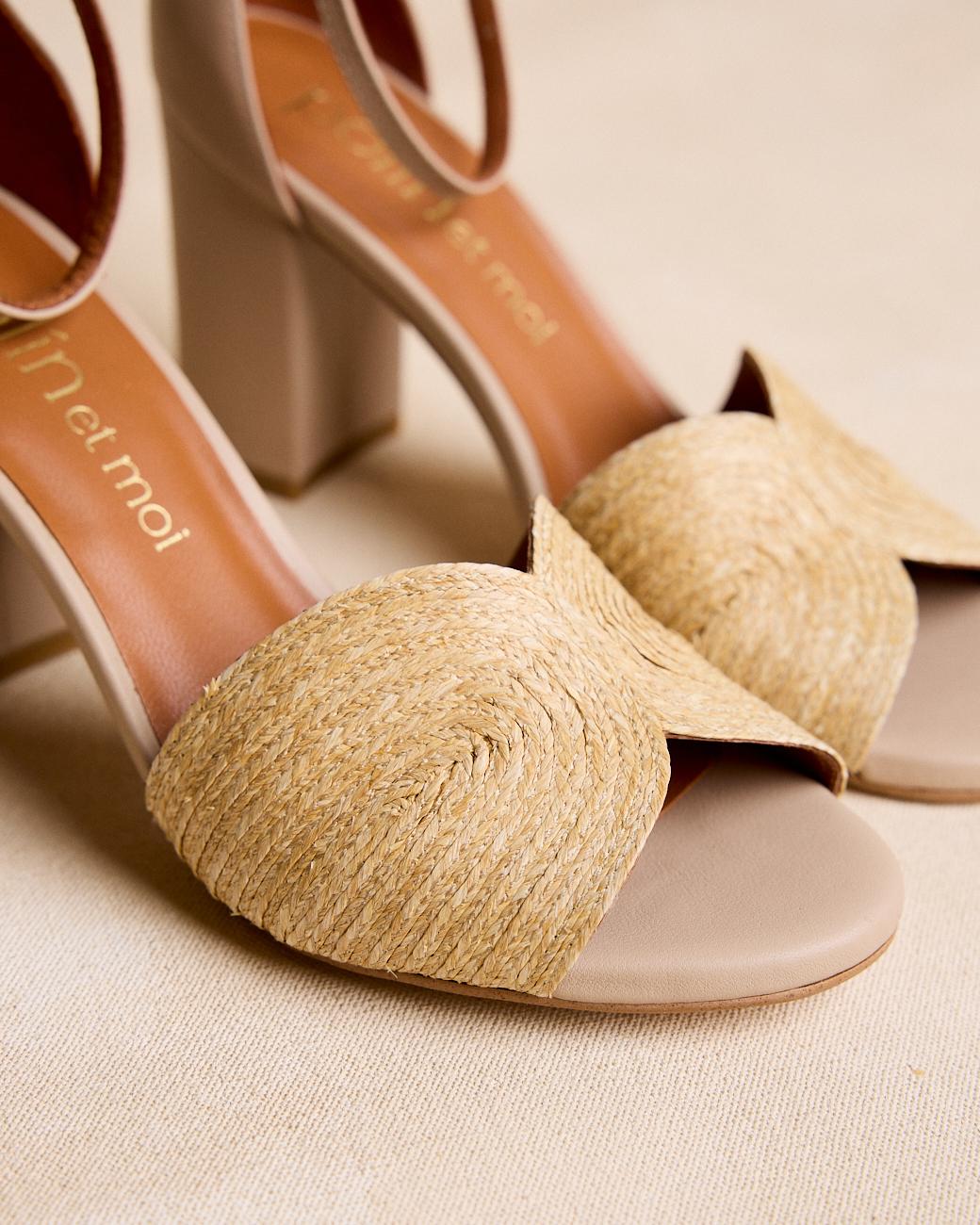 Aless Raffia Sandal