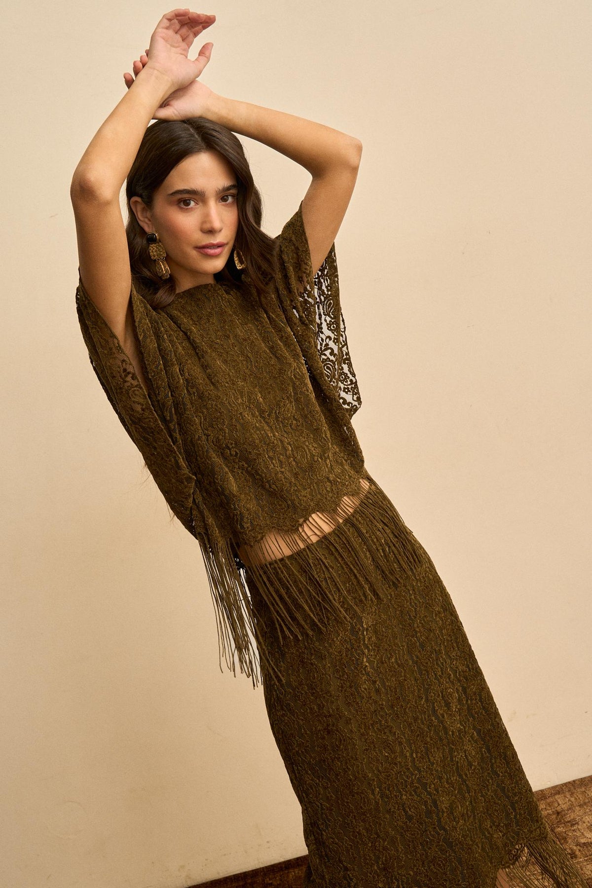 Astrée Fringe Lace Top