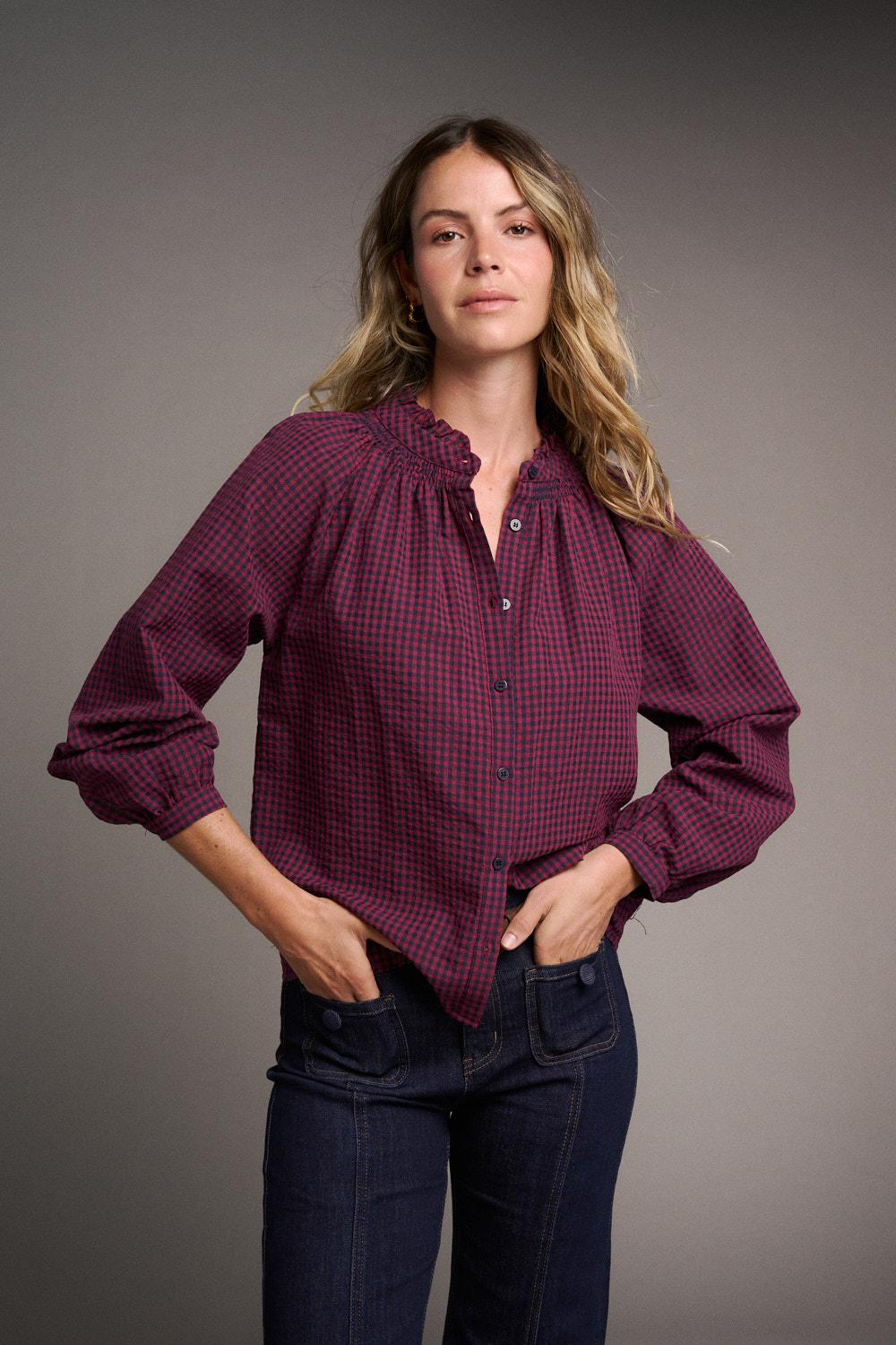Colette Gingham Blouse