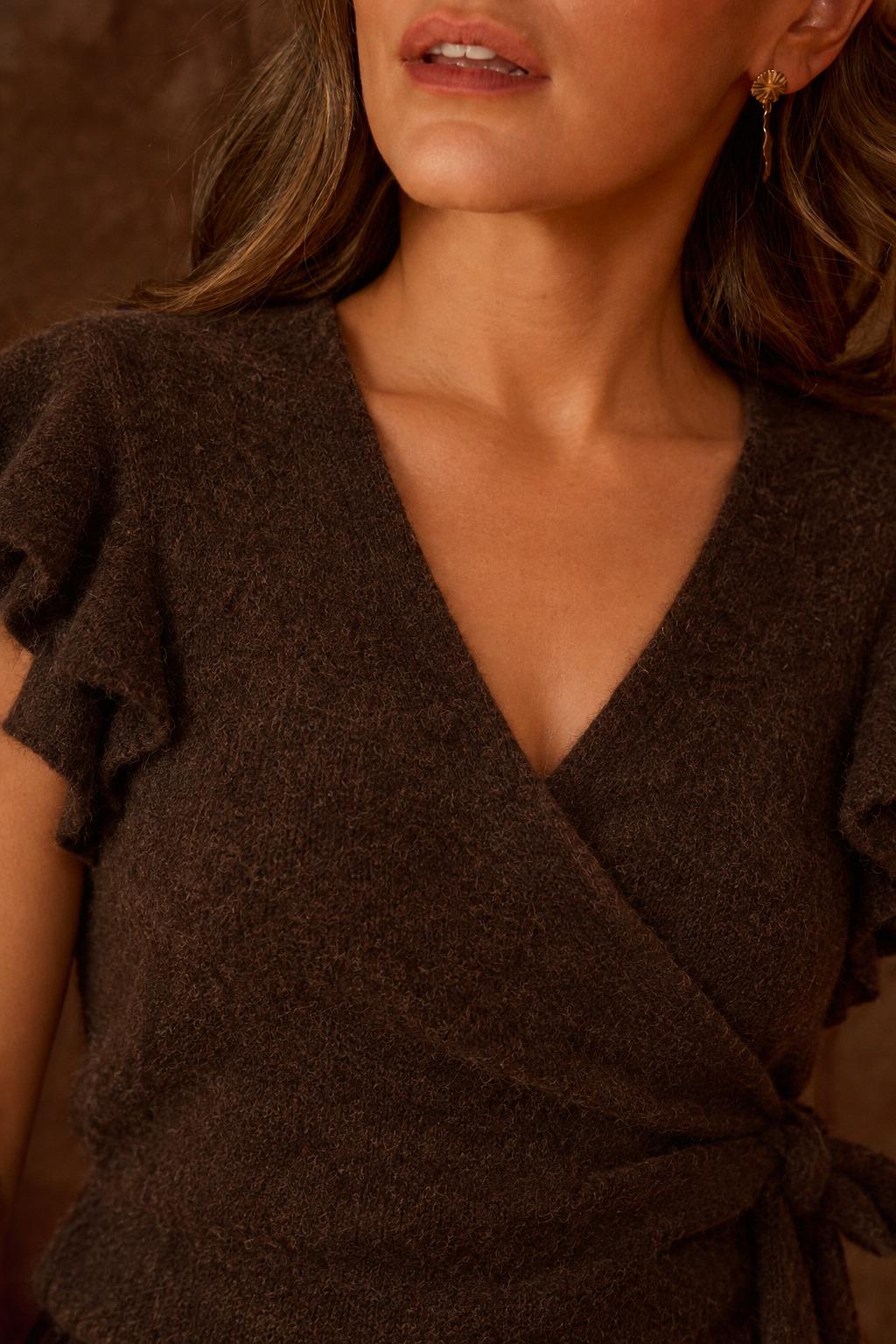 Suri Wrap Top