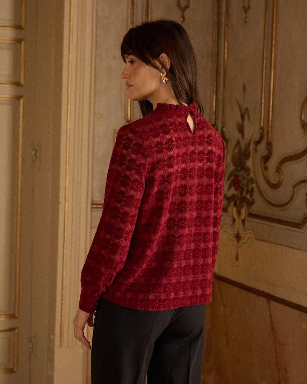 Allie Velvet Top