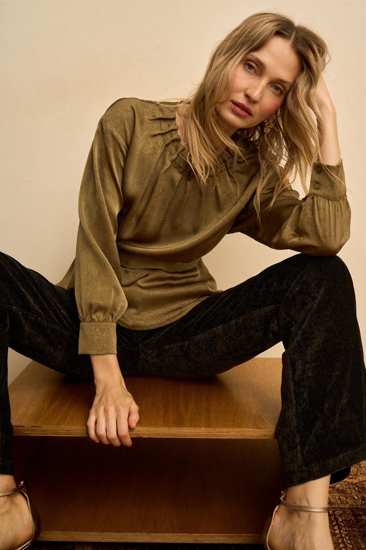 Ondine Gathered Blouse