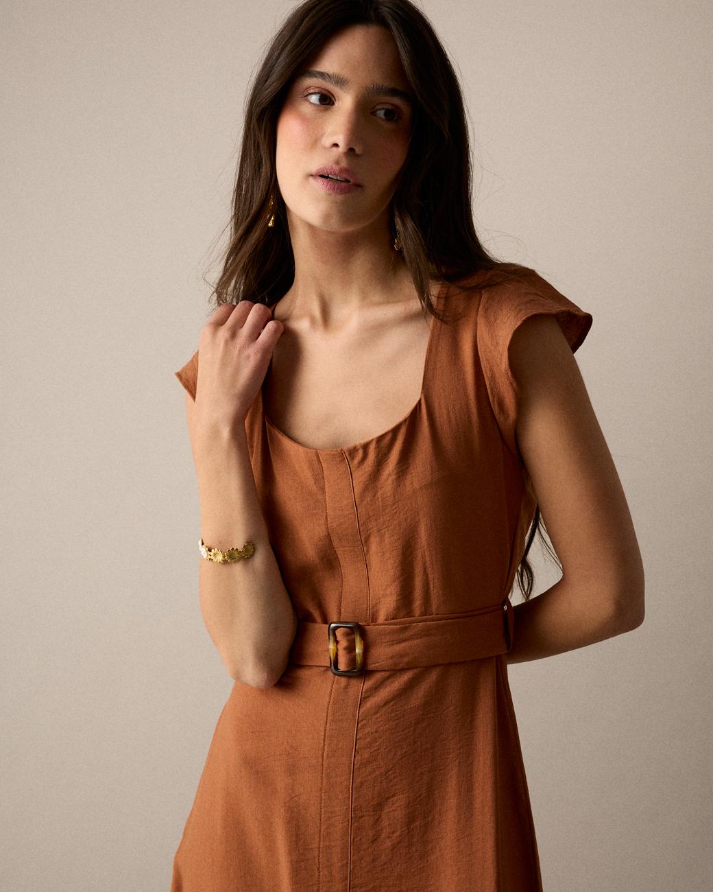 Lola Brown Dress