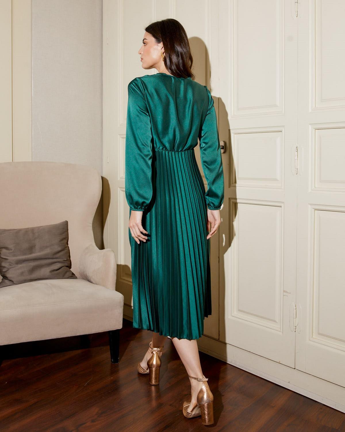 Mireia Pleated Dress