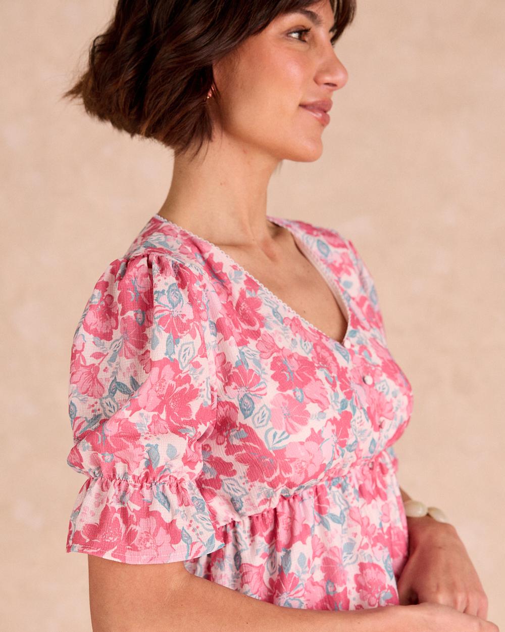 Cora Short Floral Dress