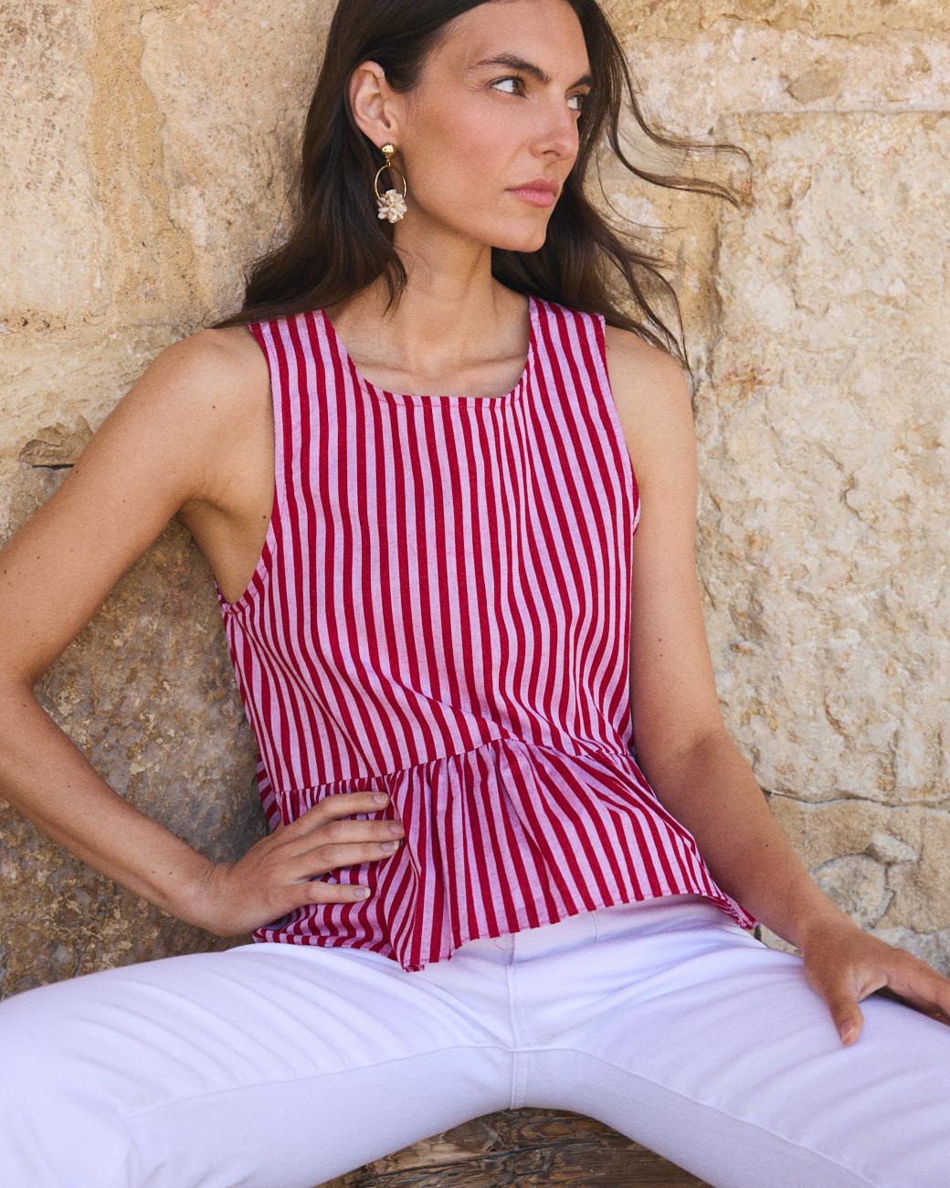 Beatriz Striped Top