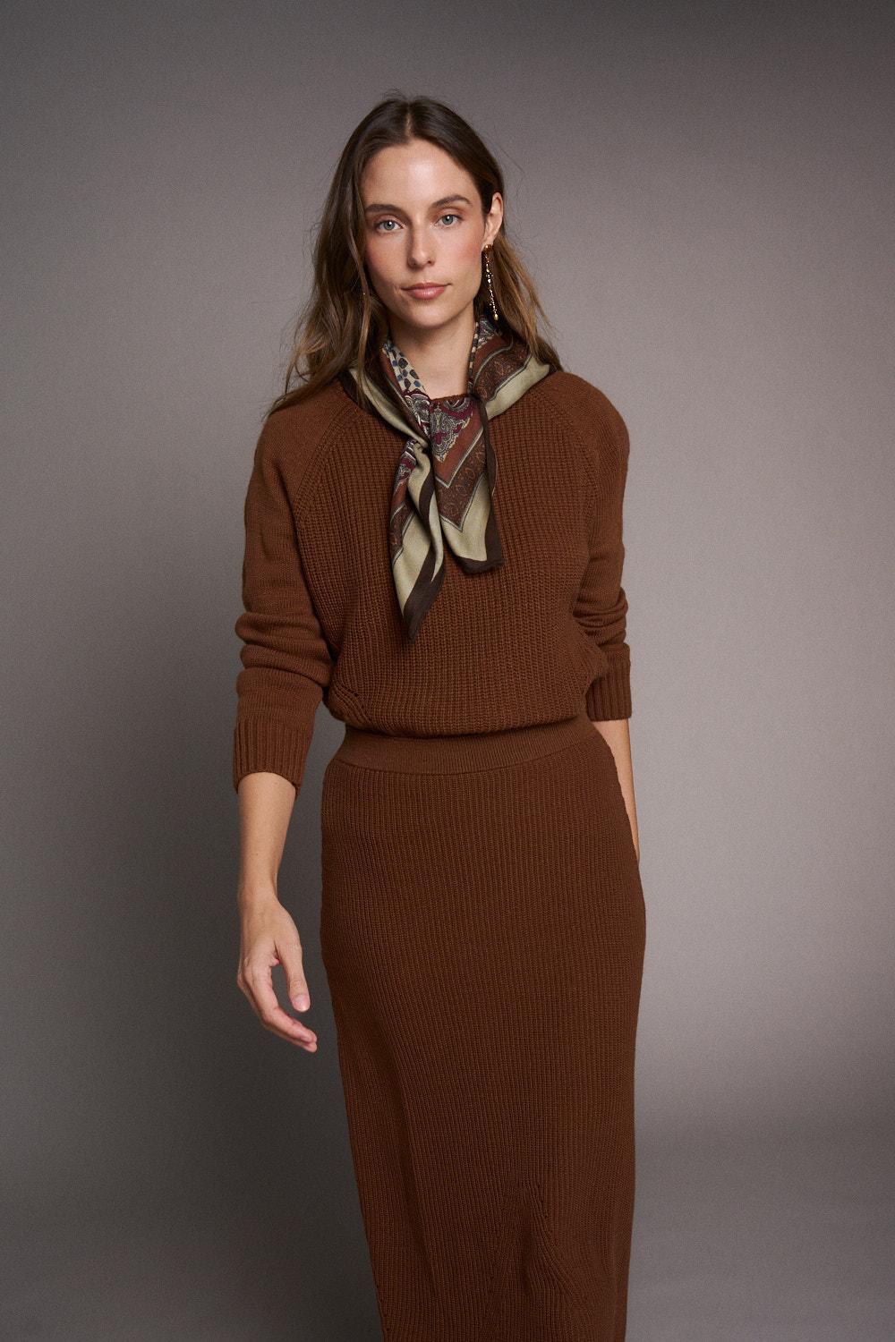 Adele Chocolate Sweater
