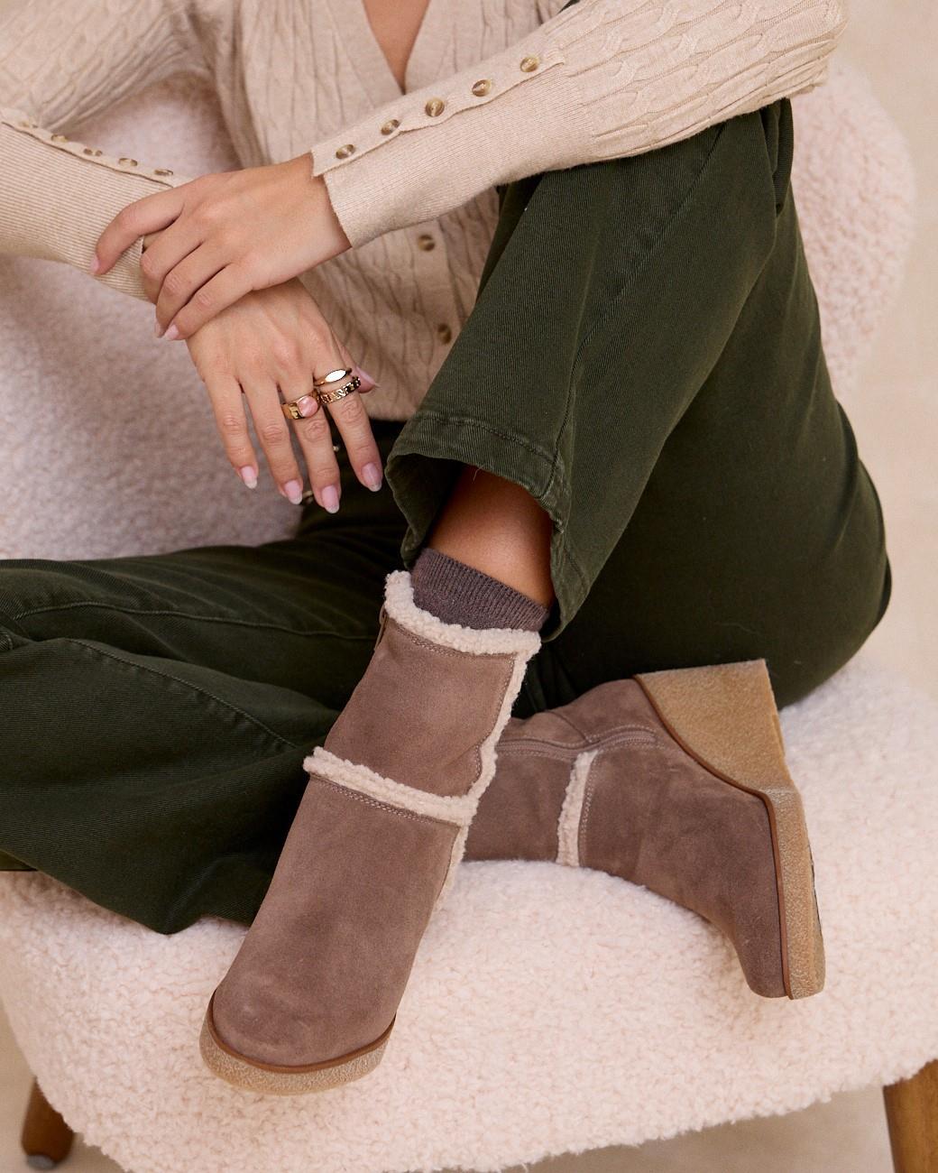 Betina Taupe Bootie