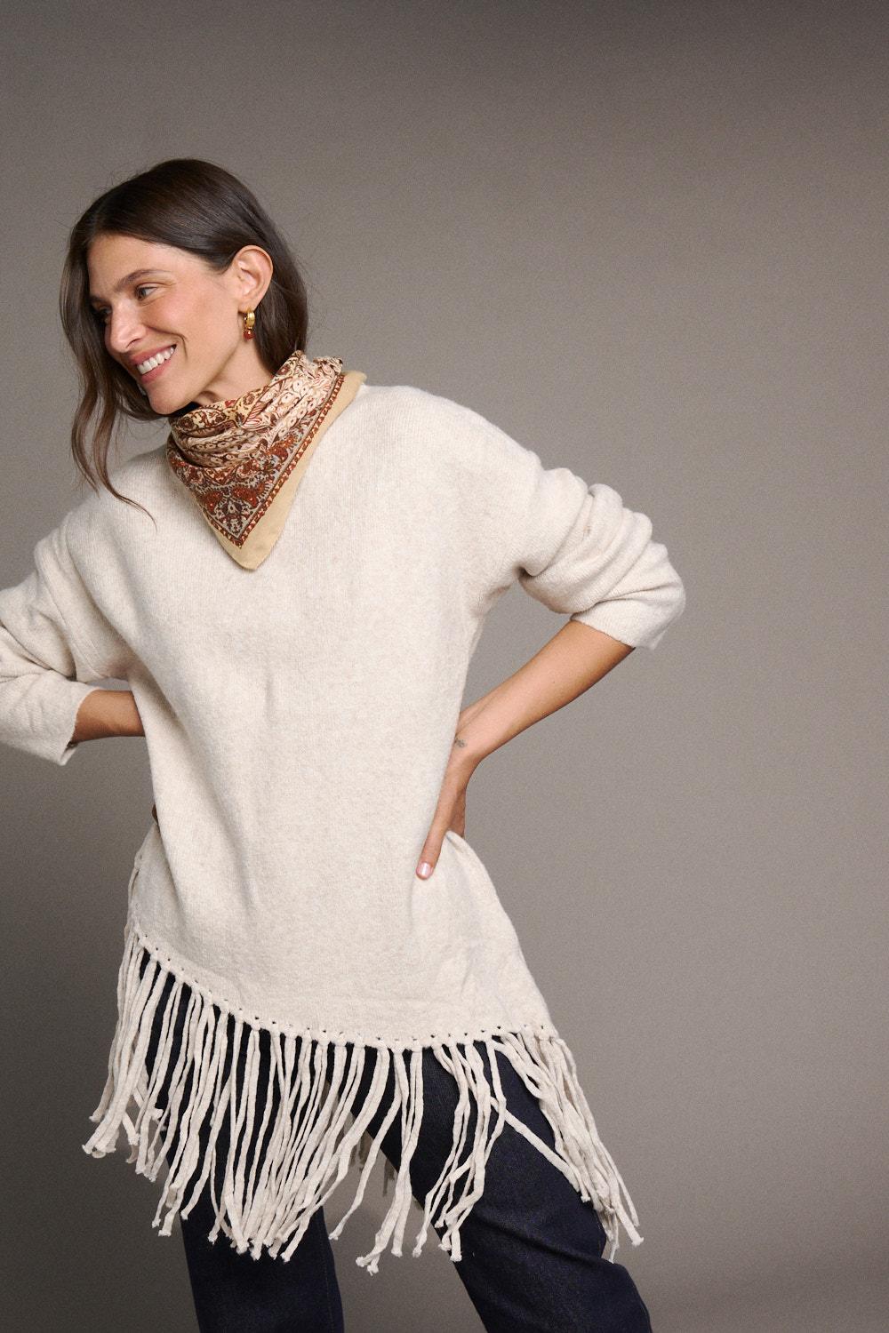 Long Fringe Sweater Marlen