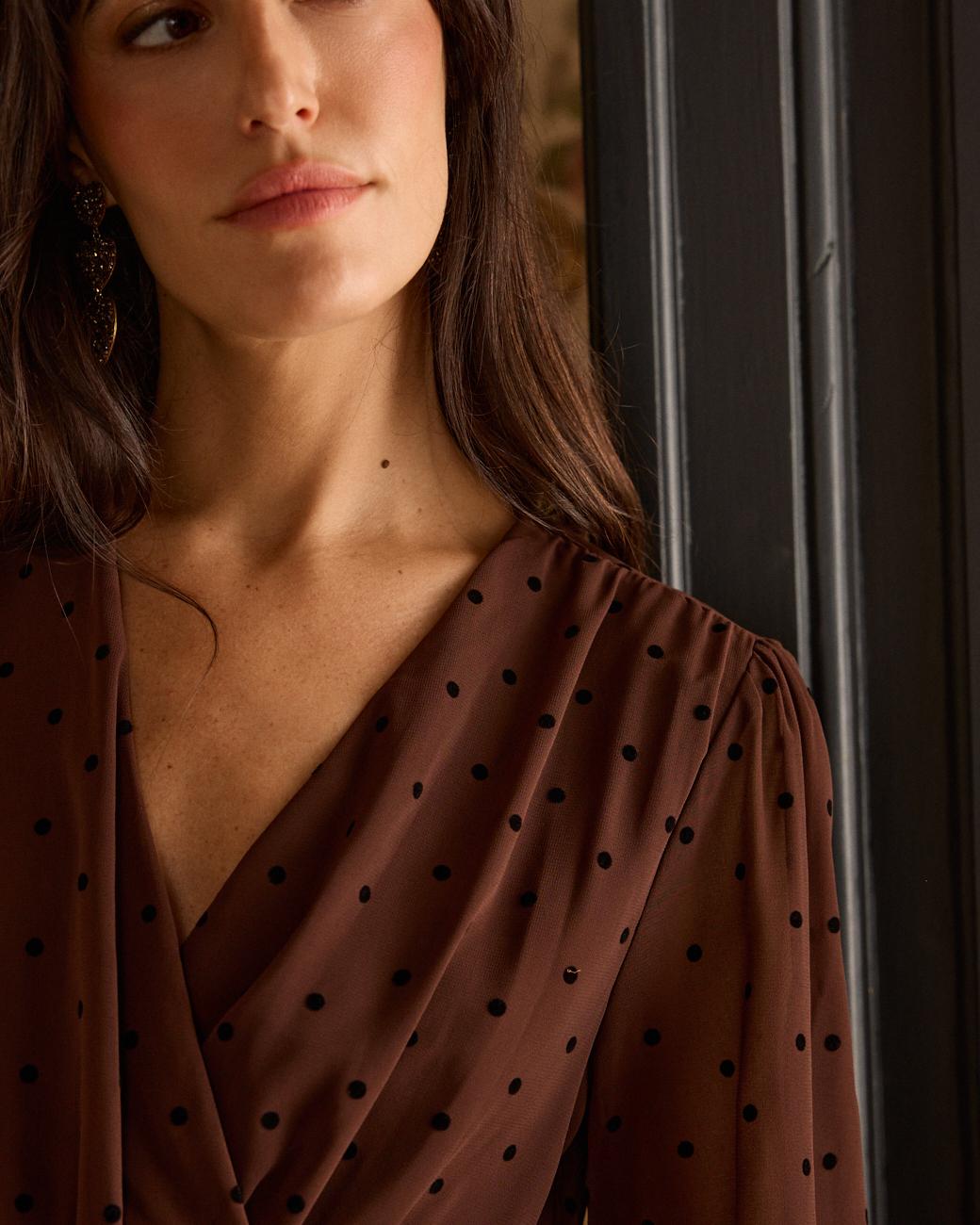 Ceci Polka Dot Dress
