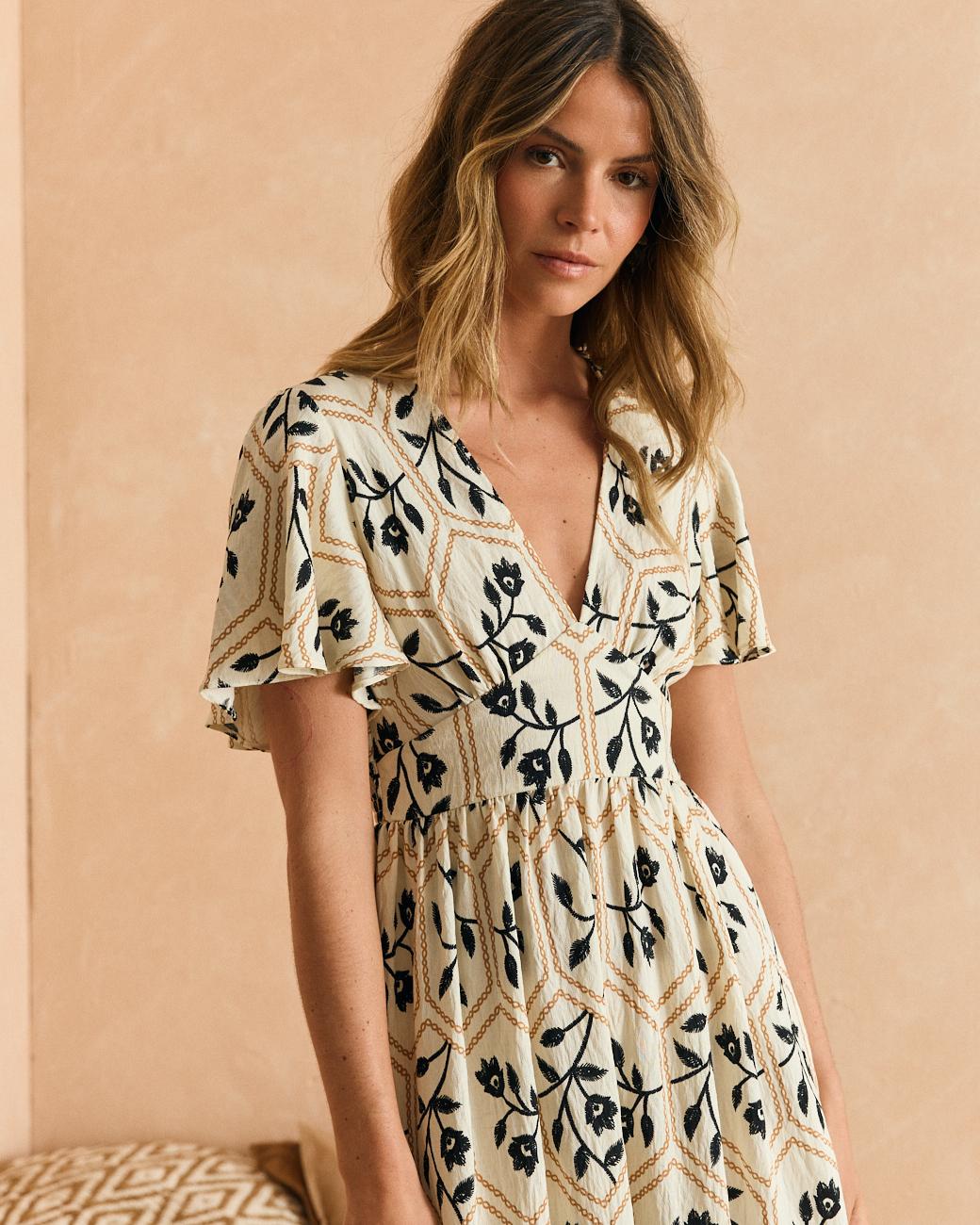 Elsa Beige Dress