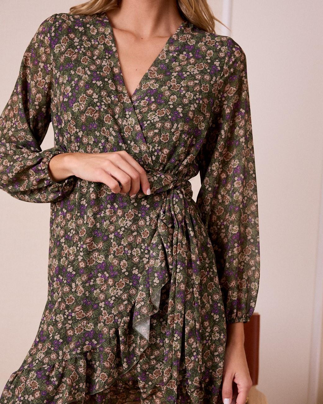 Carnation Flowers Dress