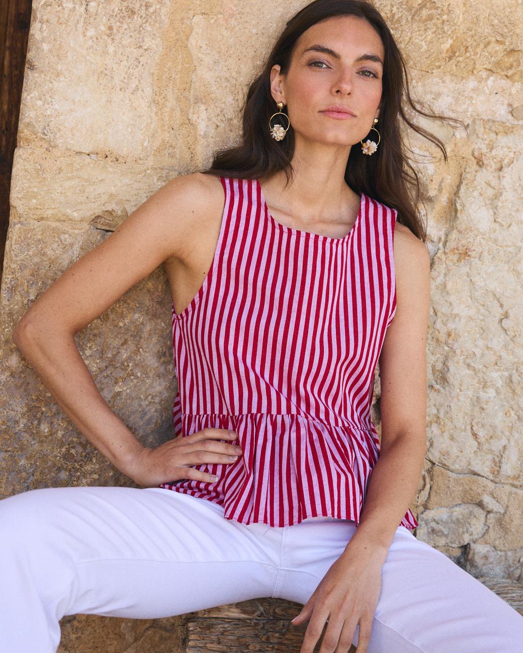 Beatriz Striped Top