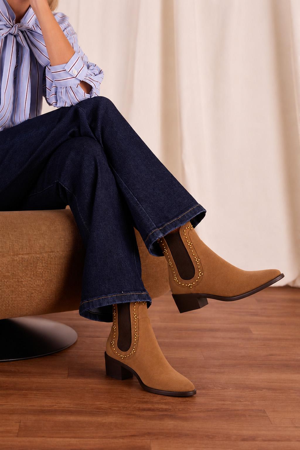 Leather Ankle Boot Marilia