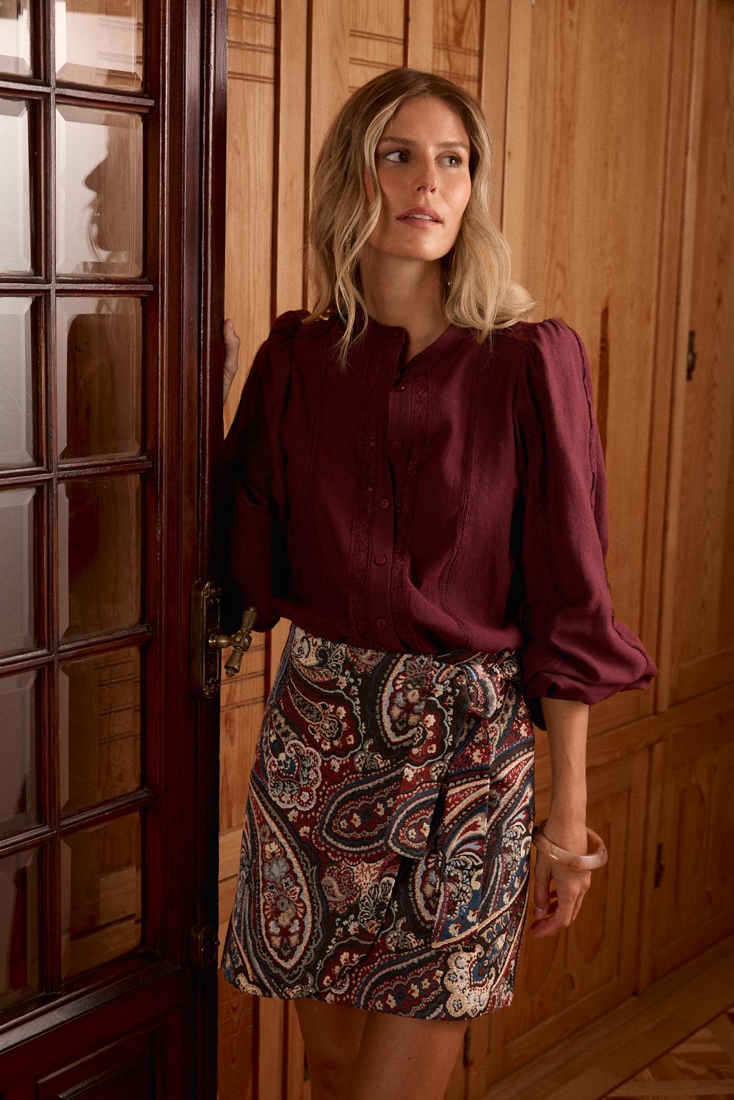 Falda paisley pepa