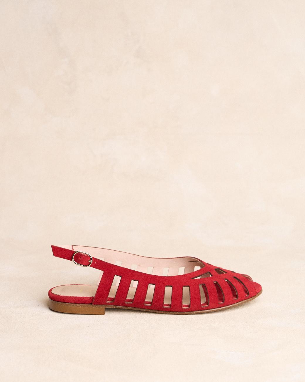 Raquel Cut-out Ballet Flats