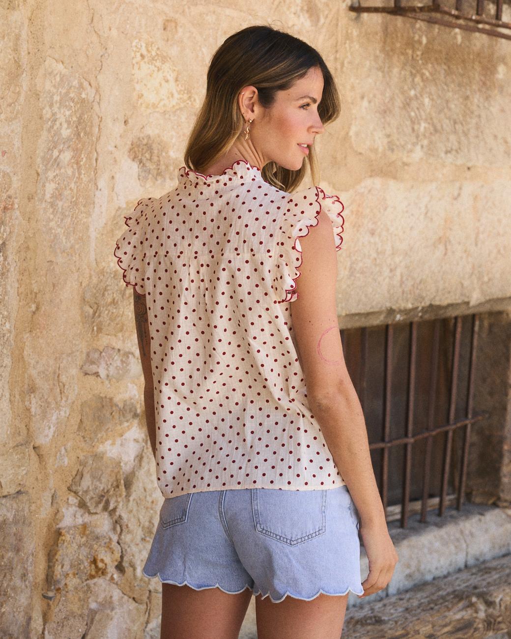 Indiana Polka Dot Blouse