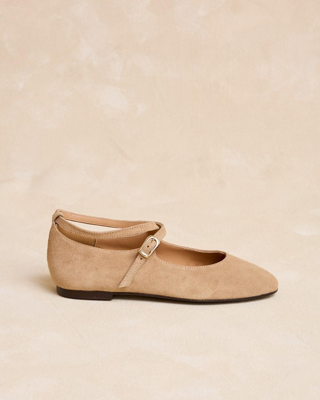 Novina Buckle Ballerinas