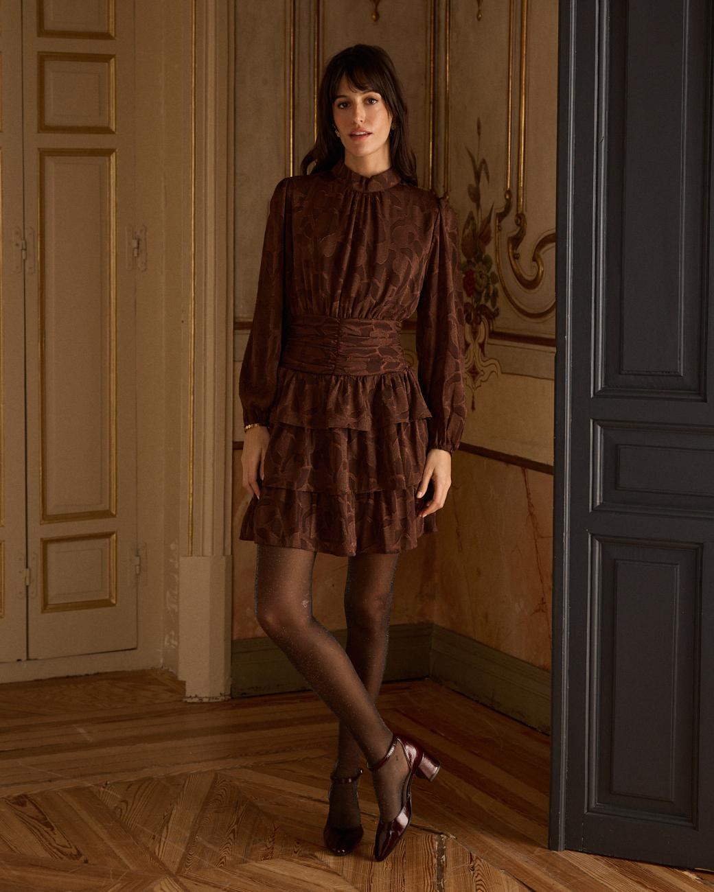 Marian High Neck Dress