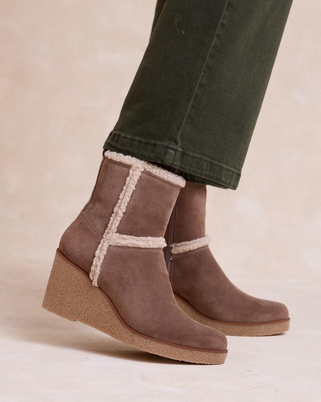 Betina Taupe Bootie