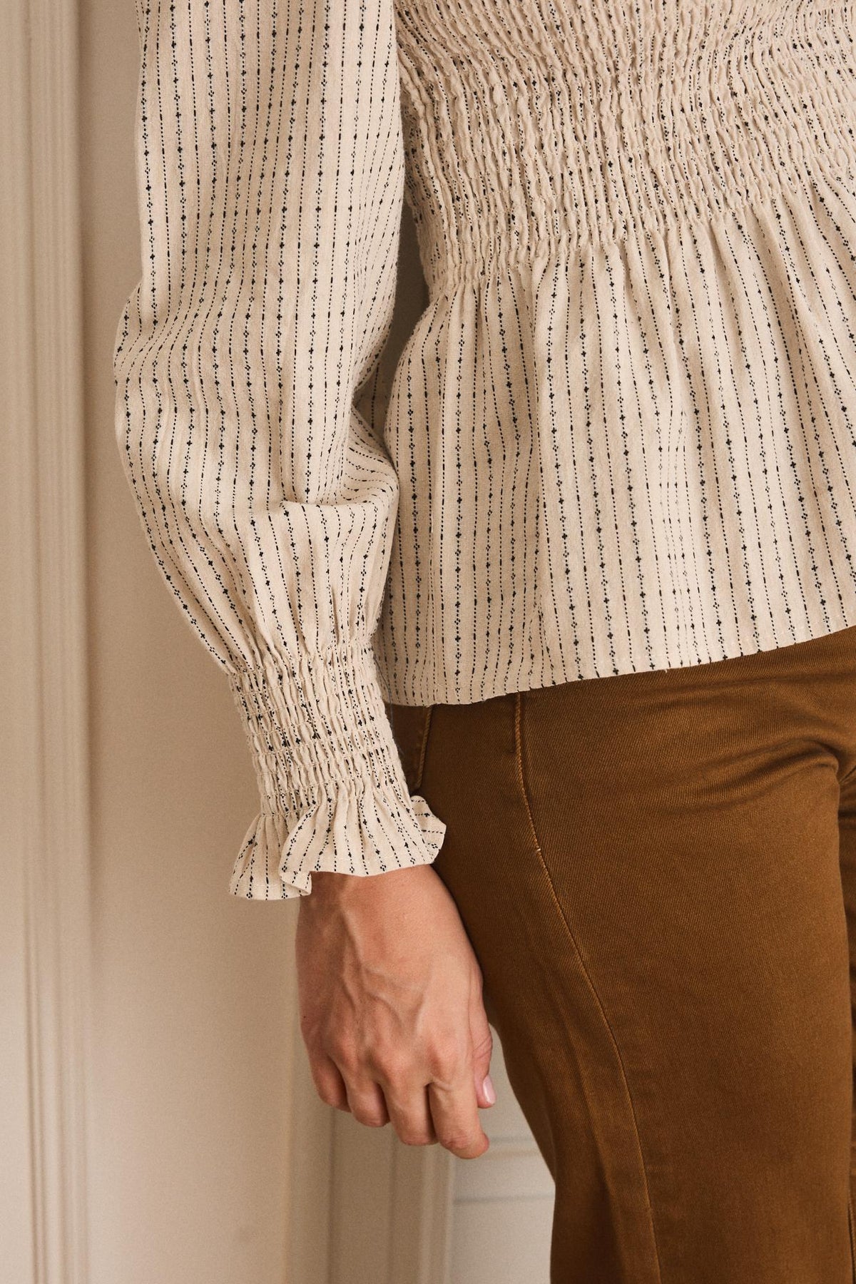 Palmyra Smocked Blouse